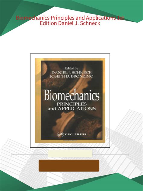 A Primer of Biomechanics 1st Edition Epub