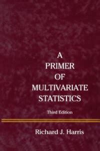 A Primer of Multivariate Statistics 3rd Edition PDF
