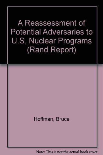 A Reassessment of Potential Adversaries to US Nuclear Programs R-3363-Doe Rand Report Reader