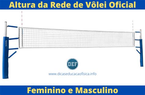 A Rede de Voleibol Feminino: A Altura Importa?