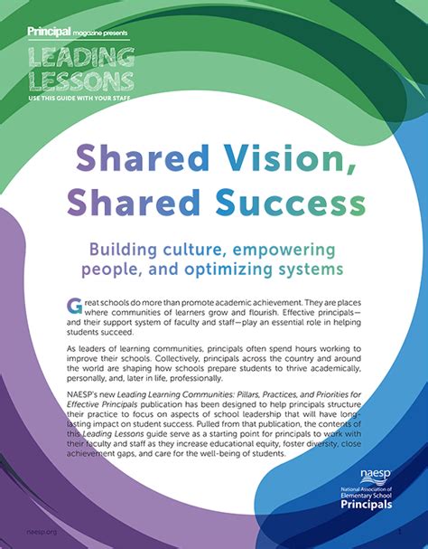 A Shared Vision for Educational Excellence