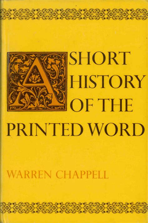 A Short History of the Printed Word Epub