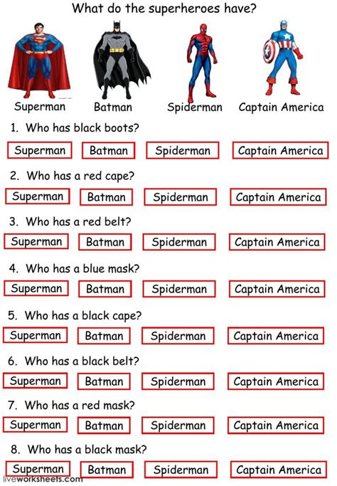 A Superhero's Essentials: What's Included?