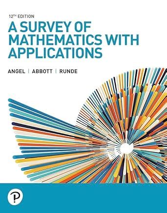 A Survey of Mathematics with Applications Ebook Epub