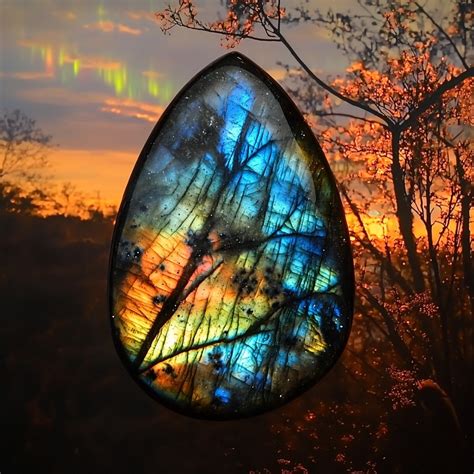 A Symphony of Iridescence: Labradorite's Mesmerizing Play of Colors