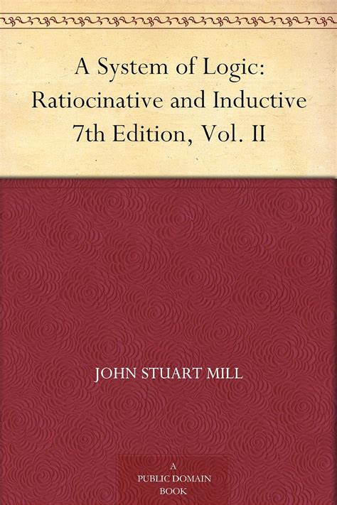 A System of Logic Ratiocinative and Inductive Vol II Reader