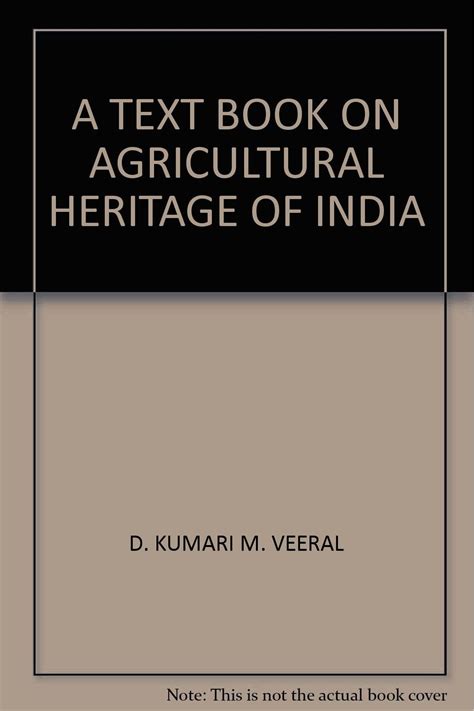 A Text Book on Agricultural Heritage of India PDF