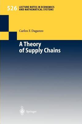 A Theory of Supply Chains 1st Edition Doc