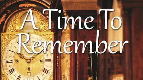 A Time To Remember Epub