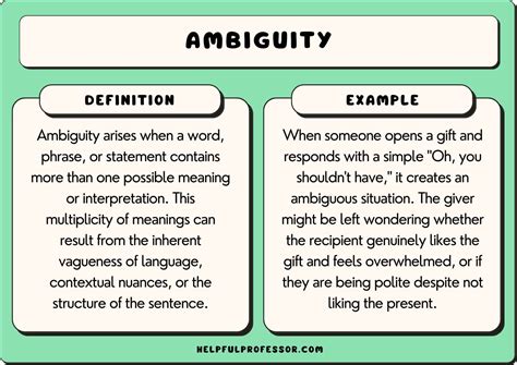 A Time of Ambiguity