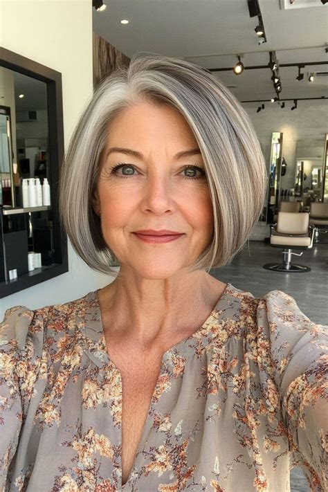 A Timeless Classic: The Salt and Pepper Bob Wig