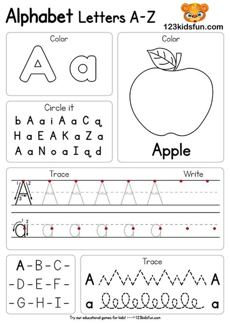 A To Z Alphabet Activities Printable