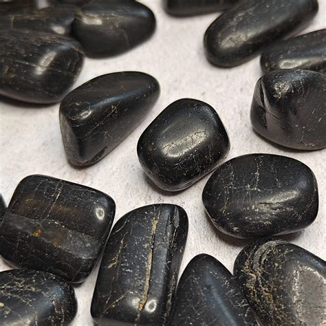 A Touch of Darkness: Introducing Tumbled Black Tourmaline