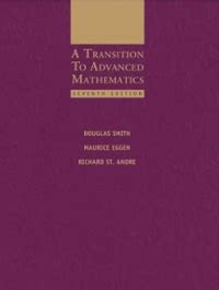 A Transition To Advanced Mathematics 7th Edition Solutions Ebook Reader