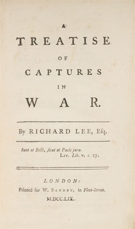 A Treatise Of Captures In War Epub