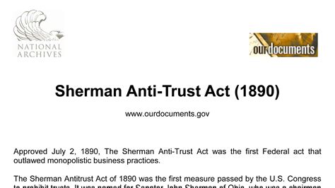 A Treatise on the Sherman Anti-Trust ACT PDF