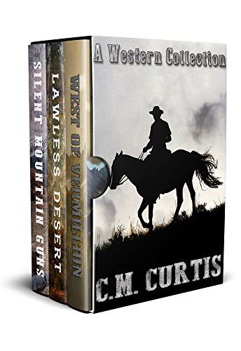 A Western Collection Set 1 West of Vermillion Lawless Desert and Silent Mountain Guns Doc