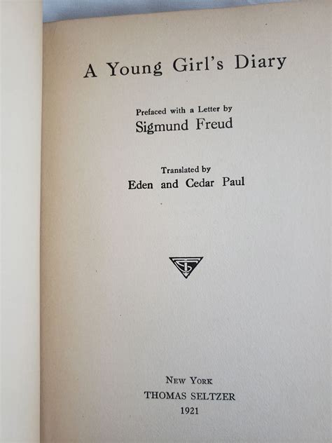 A Young Girl s Diary PDF