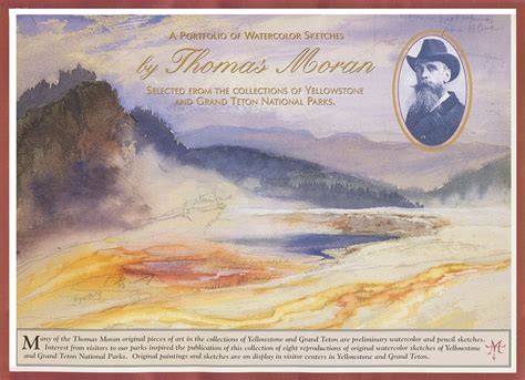 A portfolio of watercolor sketches by Thomas Moran Selected from the collections of Yellowstone and Grand Teton National Parks Epub