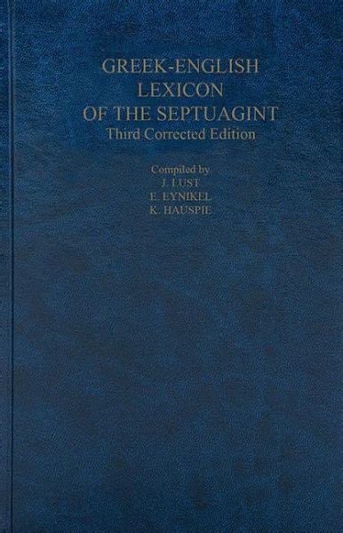 A.Greek.English.Lexicon.of.the.Septuagint Ebook PDF