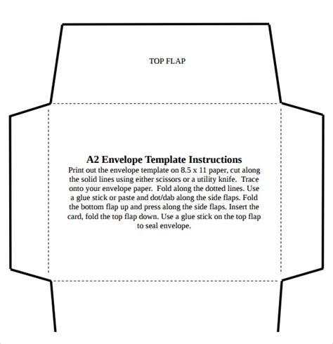 A2 Envelope Template