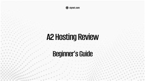 A2 Hosting performance benchmarks graphic for 2025