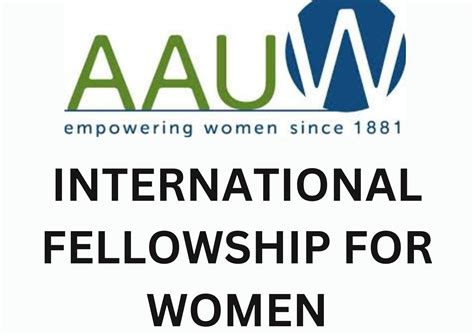 AAUW American Fellowship: Empowering Women Through Graduate Education