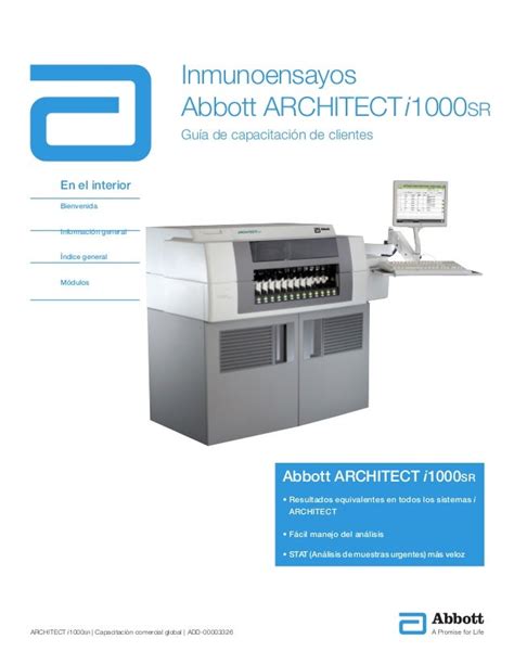 ABBOTT ARCHITECT I1000SR MANUAL Ebook Epub