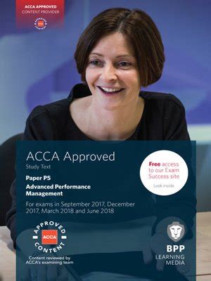 ACCA - P5 Advanced Performance Management Ebook Epub