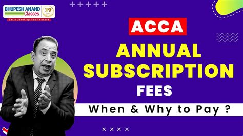 ACCA Annual Subscription Fee: Everything You Need to Know