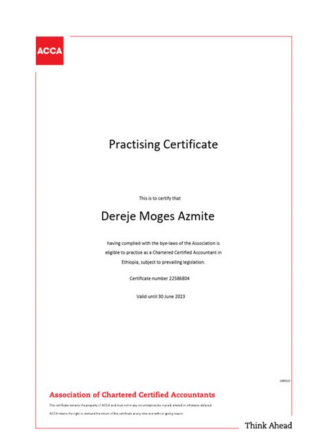 ACCA PRACTICING CERTIFICATE TRAINING RECORD EXAMPLES Ebook Kindle Editon