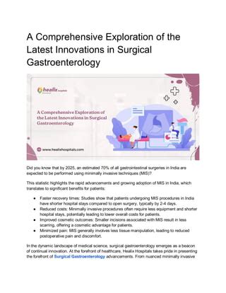 ACG 2023: A Comprehensive Guide to the Latest Advancements in Gastroenterology