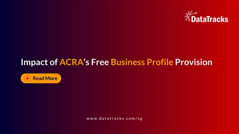 ACRA Business Search: Uncover 10,000+ Business Insights