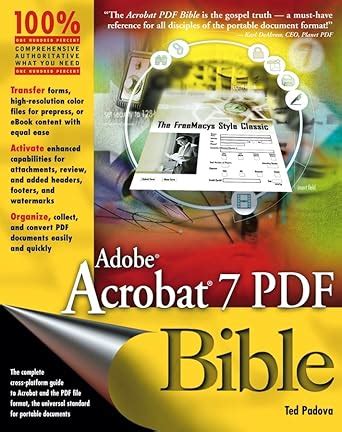 ACROBAT 7 PDF BIBLE Kindle Editon