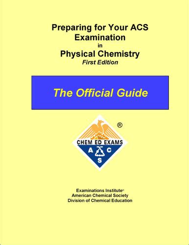 ACS PHYSICAL CHEMISTRY STUDY GUIDE Ebook PDF