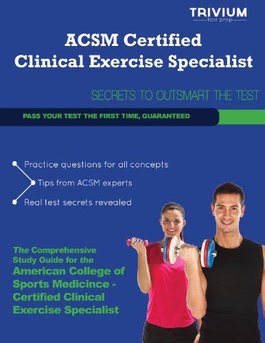 ACSM Certified Clinical Exercise Specialist Study Guide 2013 Secrets to Outsmart the CCES Reader