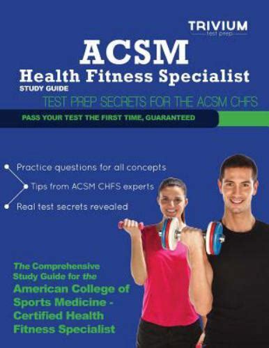 ACSM Health Fitness Specialist Study Guide Test Prep Secrets for the ACSM CHFS PDF