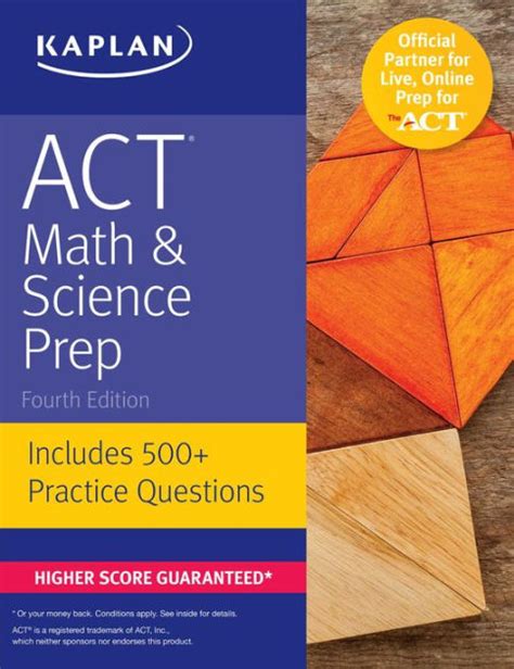 ACT Math and Science Prep Includes 500 Practice Questions Kaplan Test Prep PDF