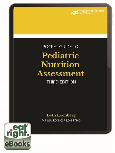 ADA POCKET GUIDE TO PEDIATRIC NUTRITION ASSESSMENT Ebook Kindle Editon