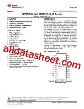 ADC1173CIMTCX/NOPB