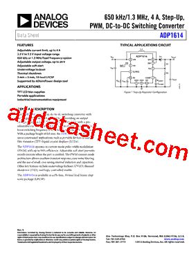 ADP1614ACPZ-650-R7