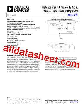 ADP3339AKC-3.3-RL7: The Ultimate Guide to This Low-Noise DC-DC Regulator