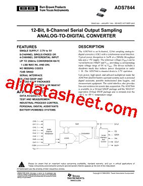 ADS7844EB/2K5: Precision Data Acquisition for the Modern Age