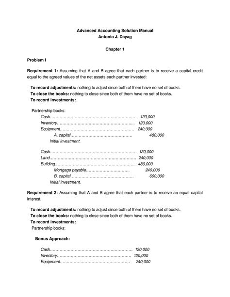 ADVANCED MANAGEMENT ACCOUNTING SOLUTION MANUAL Ebook Reader