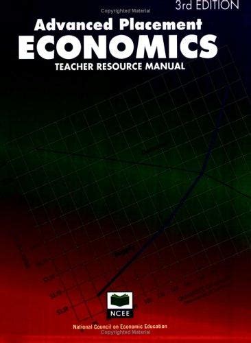 ADVANCED PLACEMENT ECONOMICS TEACHER RESOURSE MANUAL Ebook Kindle Editon