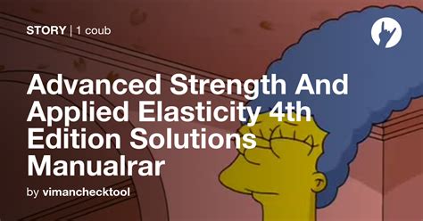 ADVANCED STRENGTH AND APPLIED ELASTICITY 4TH EDITION SOLUTION MANUAL PDF Ebook PDF