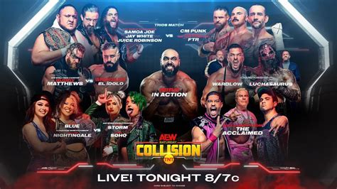 AEW Collision Card: #1 Contender Matches & Title Defenses