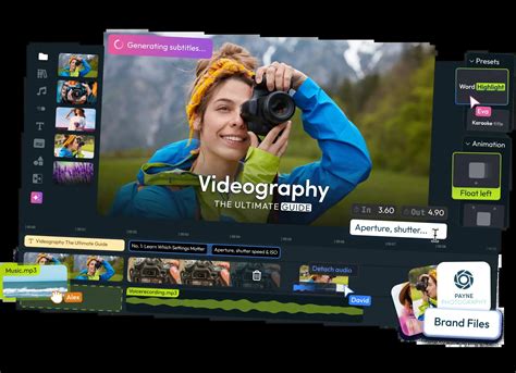 AI Video Editor for Reels Auto-Caption - video timeline
