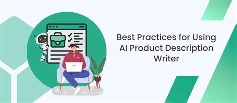 AI assisted product description writing - computer screen