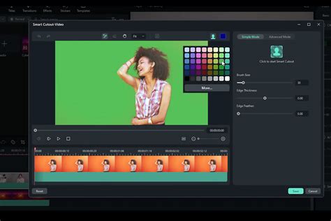 AI video editor interface - easy to use